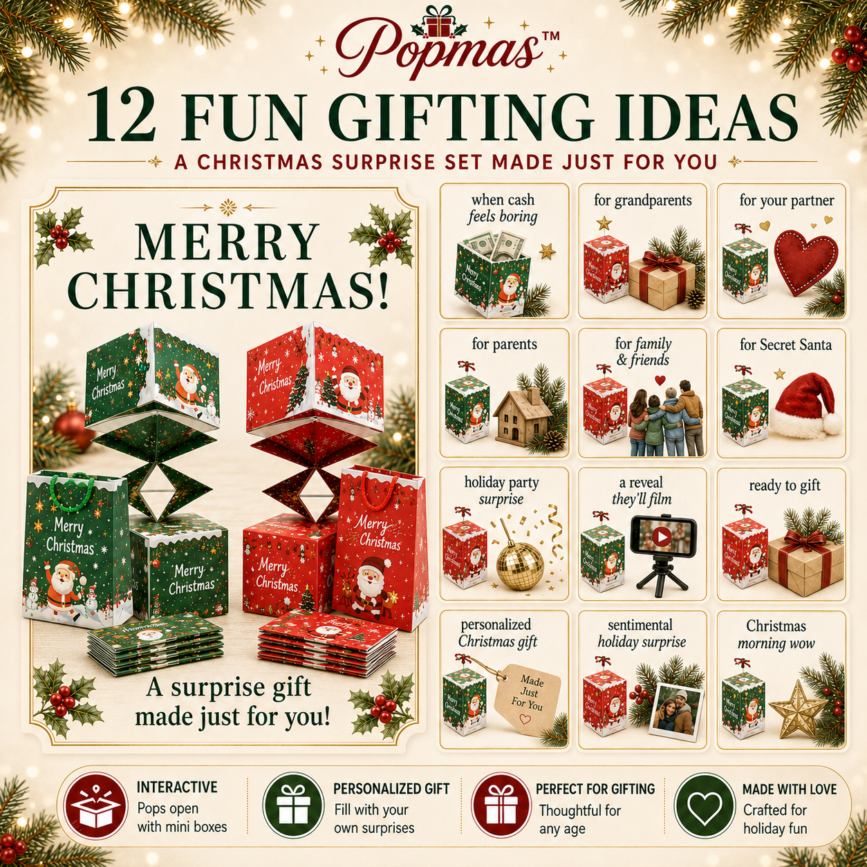 Popmas™ Christmas Surprise Jump Box Set