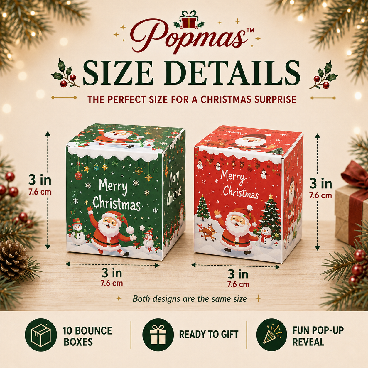 Popmas™ Christmas Surprise Jump Box Set